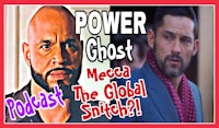 a man in a suit with the words power ghost mecca the global switch?