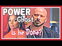 a man and woman with the words power ghost is he done?