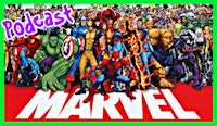 a group of marvel characters in front of a green background