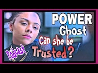 a woman with the words power ghost can she be trusted?